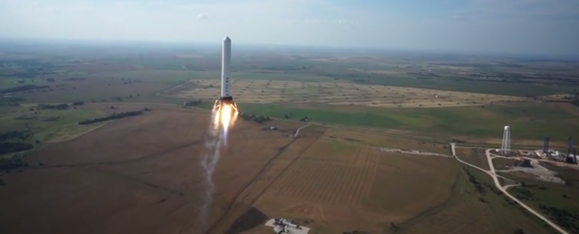 Space X Grasshopper Vertical Landing Rocket