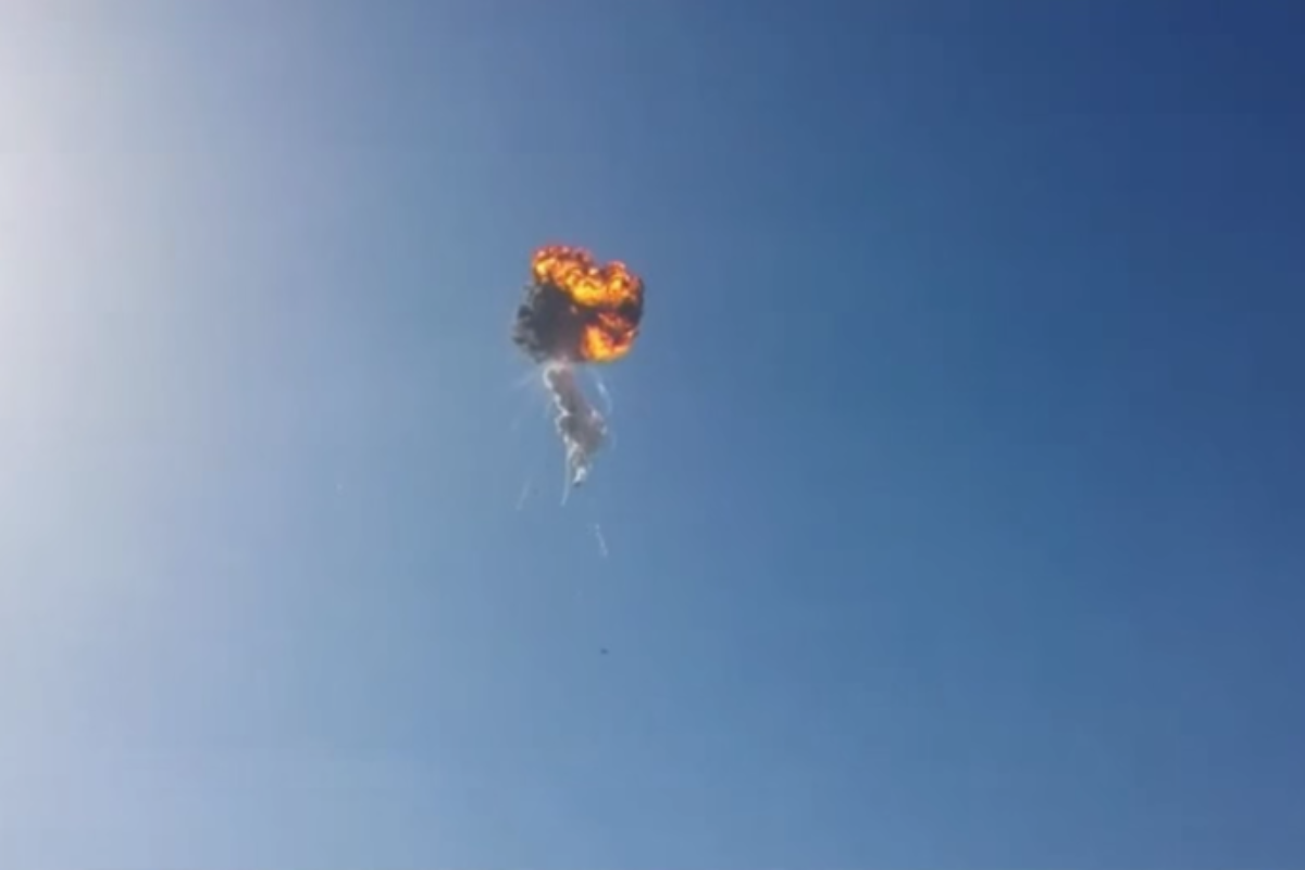 Space X Falcon 9 R Explosion