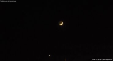 Moon + Venus In October Sky
