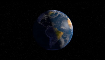 Earth Rotation Animation